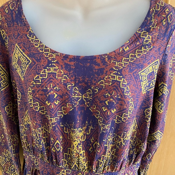 Urban Outfitters Ecote • Bohemian Chic Ikat Mini Dress - Picture 3 of 14